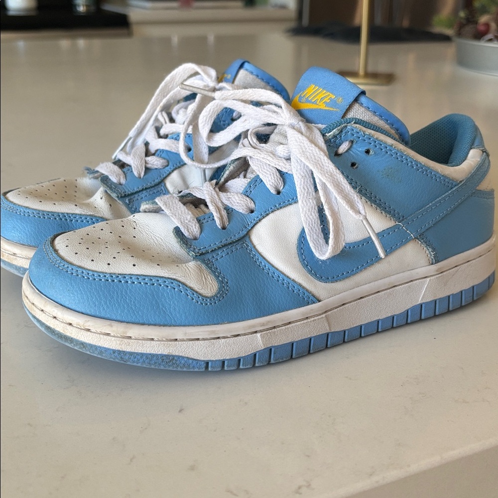 Nike Dunk Low Coast Sail University Gold UNC Blue White size 7